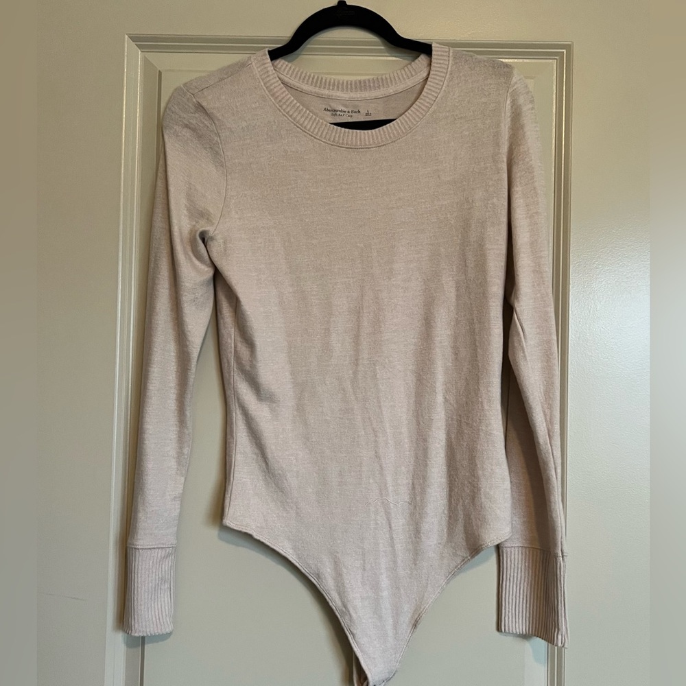 Abercrombie & Fitch Women's Long-Sleeve Cozy Bodysuit NWT